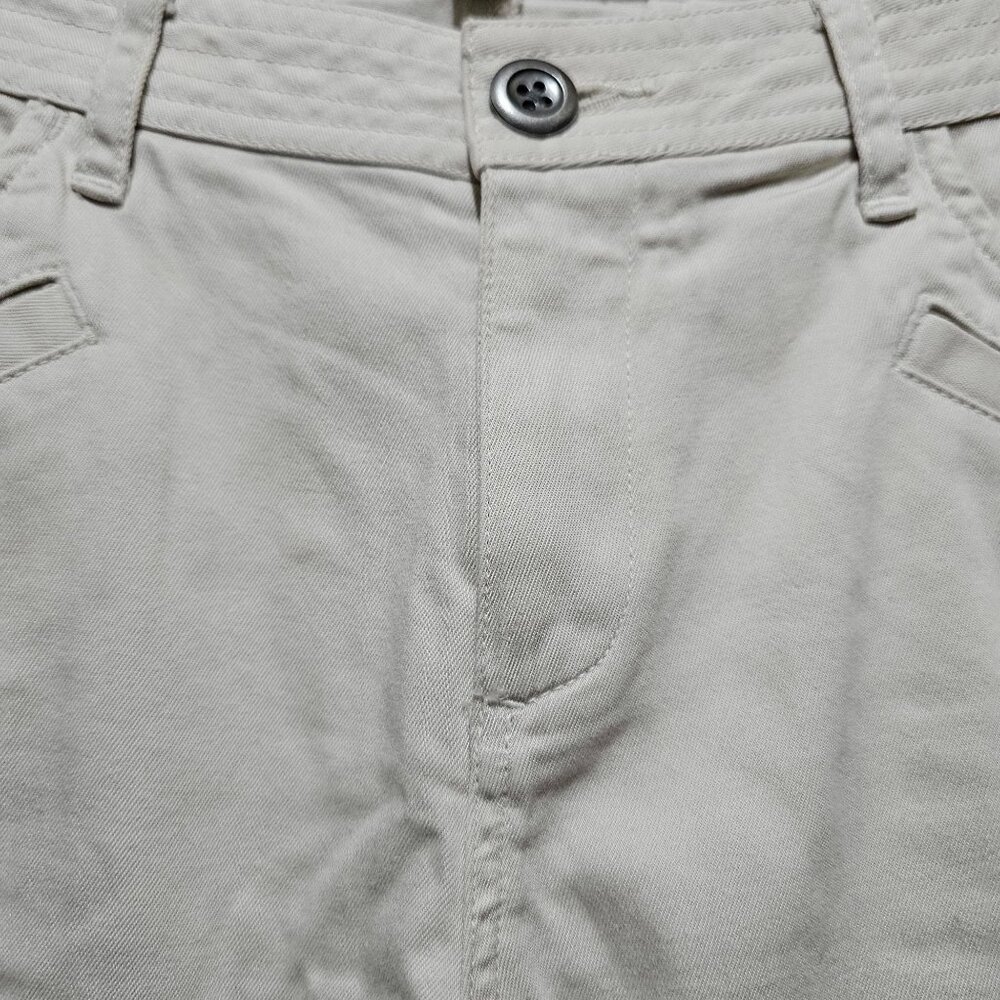 Garnet Hill Womens Organic Cotton & Lycra Pants Size 10B‎ Beige - Picture 4 of 9